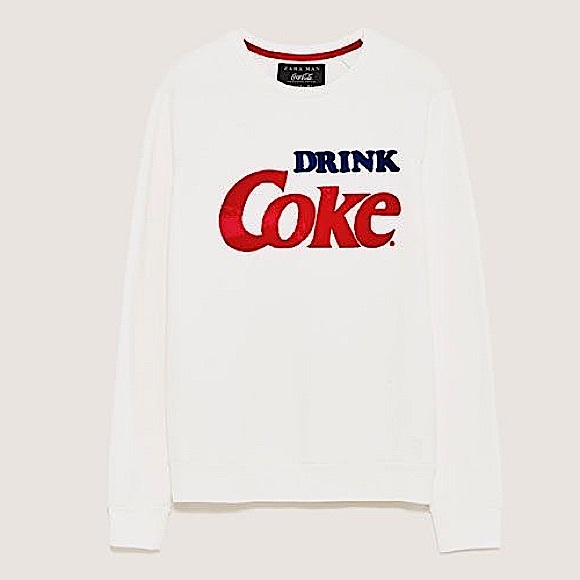 Zara Coca Cola Sweatshirt size L - Picture 4 of 9